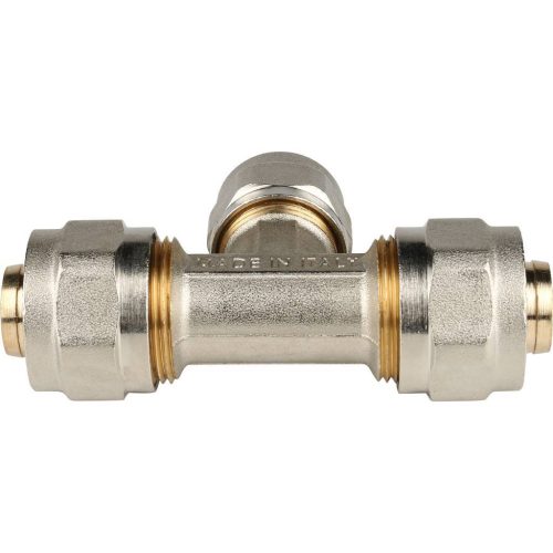 Фото SFS-0010-201620 STOUT Тройник переходной 20х16х20 для металлопластиковых труб винтовой SFS-0010-201620 STOUT Тройник переходной 20х16х20 для металлопластиковых труб винтовой