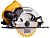Дисковая пила DeWALT DWE 550