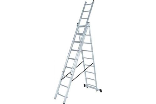 Фото Лестница алюминиевая вихрь ЛА 3х9 Лестница алюминиевая вихрь ЛА 3х9