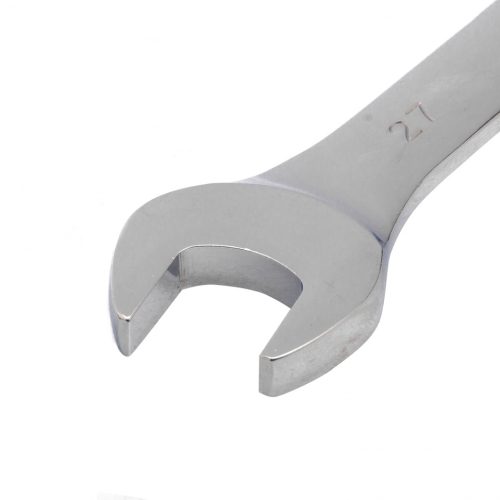 Фото Ключ комбинированный трещоточный, 27 мм, CrV, зеркальный хром Matrix Ключ комбинированный трещоточный, 27 мм, CrV, зеркальный хром Matrix