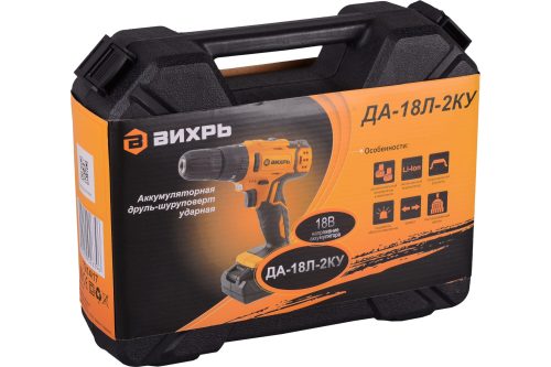 Фото Дрель-шуруповерт ВИХРЬ ДА-18Л-2КУ Дрель-шуруповерт ВИХРЬ ДА-18Л-2КУ