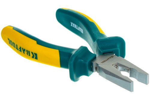 Фото KRAFTOOL 160 мм, Cr-Mo, плоскогубцы комбинированные KRAFT-MAX 22011-1-16 KRAFTOOL 160 мм, Cr-Mo, плоскогубцы комбинированные KRAFT-MAX 22011-1-16