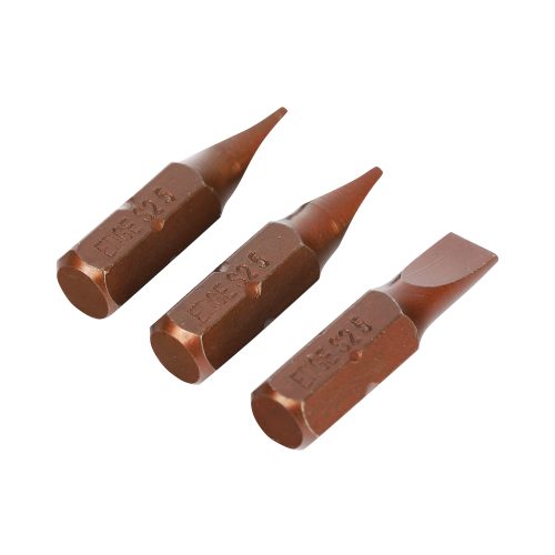 Бита EDGE by PATRIOT SL 5.0мм, сталь S2, длина 25 мм, 3шт в блистере