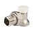 Клапан запорный балансировочный угловой STOUT - 1/2" (НГ/ВР, PN10, Tmax 120°С)