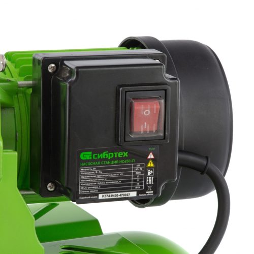 Фото Насосная станция НС650-П, 650 Вт, напор 37 м, 3200 л/ч, ресивер 19 л Сибртех Насосная станция НС650-П, 650 Вт, напор 37 м, 3200 л/ч, ресивер 19 л Сибртех