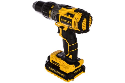 Фото Аккумуляторная ударная дрель-шуруповерт Stanley STDC18LHBK Аккумуляторная ударная дрель-шуруповерт Stanley STDC18LHBK