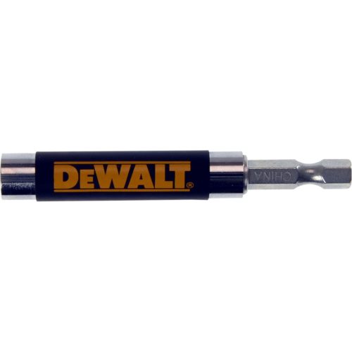 Держатель 1/4" магнитный с направляющей гильзой, 80 мм DEWALT DT7701