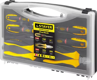 STAYER 6 шт., набор слесарно-монтажного инструмента 2202-H6
