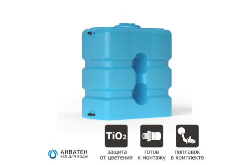 Фото Бак для воды АКВАТЕК ATP 1000 (цвет синий) Бак для воды АКВАТЕК ATP 1000 (цвет синий)