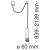 Подвесной светильник Technical P025PL-01B