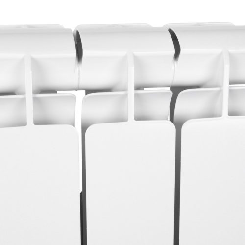 SRA-0120-050006 STOUT Bravo 500 6 секции радиатор алюминиевый нижнее правое подключение (белый RAL 9010)