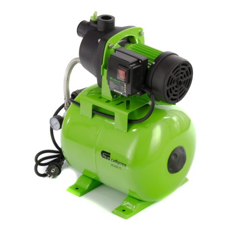 Фото Насосная станция НС650-П, 650 Вт, напор 37 м, 3200 л/ч, ресивер 19 л Сибртех Насосная станция НС650-П, 650 Вт, напор 37 м, 3200 л/ч, ресивер 19 л Сибртех