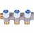 SMB 6852 341203 STOUT Коллектор распределительный 3/4", 3 отвода 1/2" плоское уплотнение