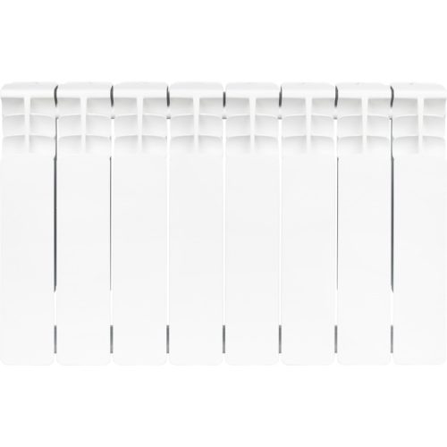 SRB-0310-035008 STOUT Space 350 8 секций радиатор биметаллический боковое подключение RAL9016