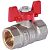 RBV-0003-0110215 ROMMER Шаровой кран 1/2" ВН/ВН, ручка бабочка