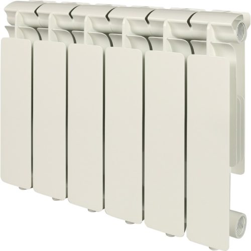 Фото SRA-0110-035006 STOUT Bravo 350 6 секций радиатор алюминиевый боковое подключение RAL9010 SRA-0110-035006 STOUT Bravo 350 6 секций радиатор алюминиевый боковое подключение RAL9010