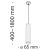 Подвесной светильник Technical P038PL-01W