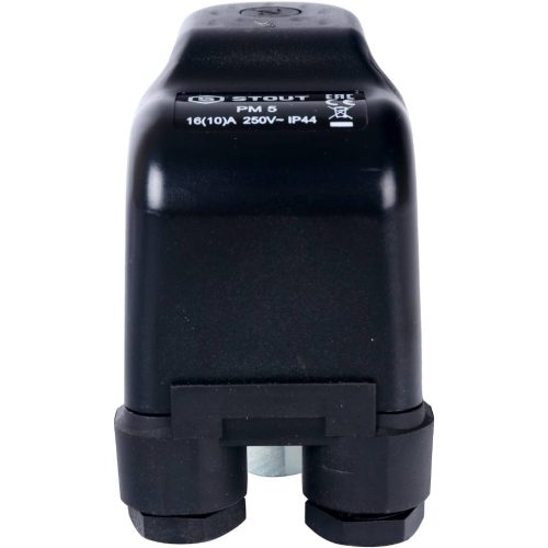 SCS-0001-000005 STOUT Реле давления для водоснабжения PM5G,  1-5 бар, 1/4", с накидной гайкой.