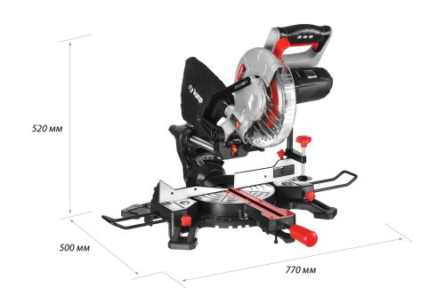 ЗУБР 1600 Вт, 210х30 мм, пила торцовочная ЗПТ-210-1600 ПЛ