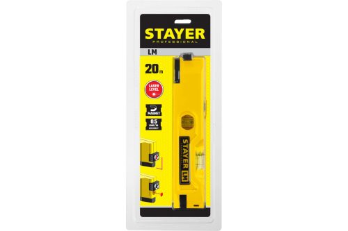 STAYER 20 м, точн. +/-0,5 мм/м, подставка-штатив, уровень лазерный LM 34985