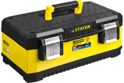 Фото STAYER 498 х 289 х 222 мм (19.5"), металлический, ящик для инструментов METALPro 2-38011-18_z01 STAYER 498 х 289 х 222 мм (19.5"), металлический, ящик для инструментов METALPro 2-38011-18_z01