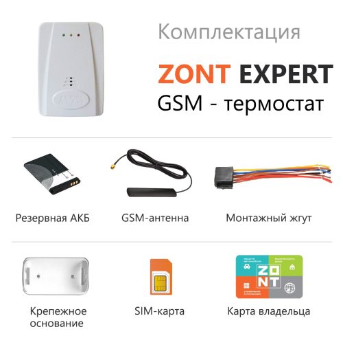 Термостат GSM ZONT EXPERT для электрических котлов