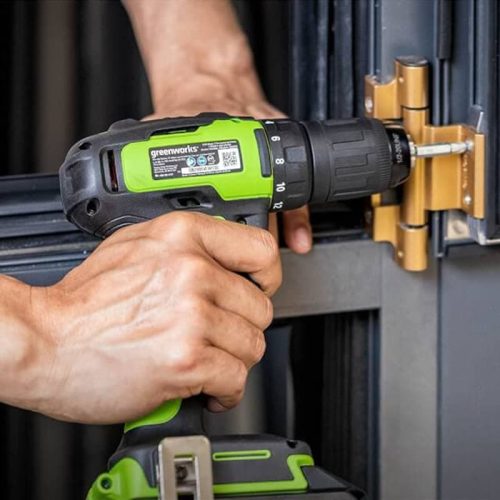 Дрель-шуруповерт аккумуляторная Greenworks GD24DD35K2 24V (c АКБ 2Ач и ЗУ) 3704007UA