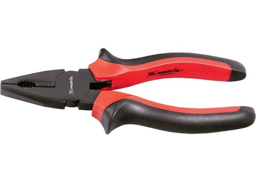 Фото Плоскогубцы комбинированные Black Nickel, 200 мм, двухкомпонентные рукоятки Matrix Плоскогубцы комбинированные Black Nickel, 200 мм, двухкомпонентные рукоятки Matrix