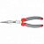 Длинногубцы прямые, 200 мм, двухкомпонентные рукоятки Matrix Professional