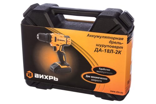 Дрель-шуруповерт ВИХРЬ ДА-18Л-2К