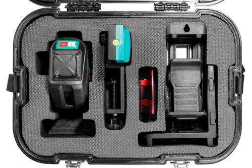 KRAFTOOL 20-70 м, 360 градусов, (детектор), сверхъяркий, IP54, точн. 0,2 мм/м, держатель, детектор, нивелир лазерный LL360-4 34645-4