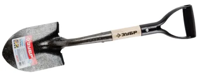 ЗУБР 210х150х660 мм, штыковая, деревянный черенок, с рукояткой, автомобильная лопата ЗАВИДОВО 39355_z01