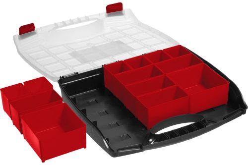 Фото ЗУБР 325 х 280 х 60, пластиковый, органайзер со съемными лотками ВОЛГА-13 38034-13 ЗУБР 325 х 280 х 60, пластиковый, органайзер со съемными лотками ВОЛГА-13 38034-13