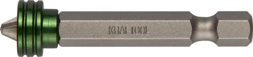 KRAFTOOL PH2, 50 мм, 1 шт., биты с магнитным держателем-ограничителем ЕХPERT 26128-2-50-1