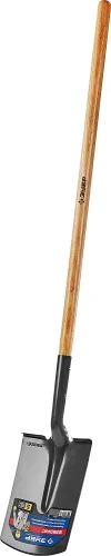 ЗУБР 310х215х1500, деревянный черенок, лопата штыковая прямоугольная 4-39511_z02