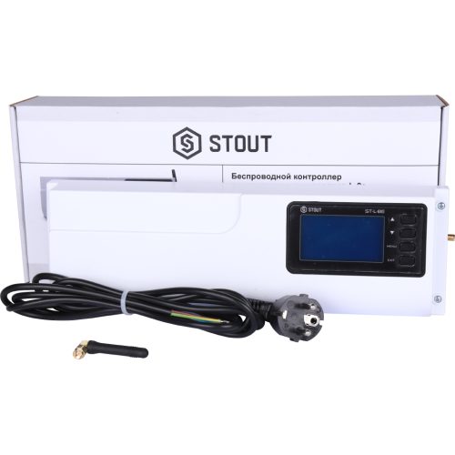 STE-0101-008000 STOUT Беспроводной контроллер термостатических клапанов L-8e