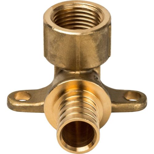 SFA-0009-002012 STOUT Угольник настенный с креплением 20xRp 1/2" для труб из сшитого полиэтилена аксиальный