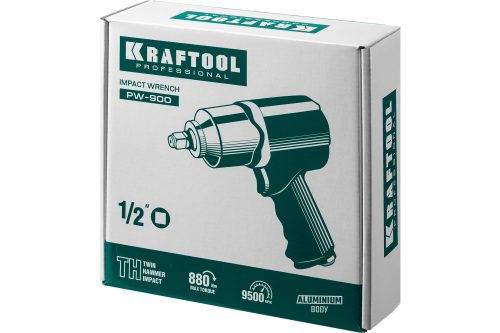 KRAFTOOL 1/2", 880 Нм ударный пневматический гайковерт PW-900 64210