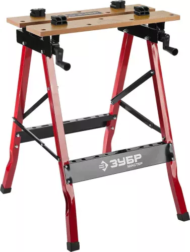 Фото ЗУБР 605 х 640 х 785 мм, верстак столярный складной М-300 38725 ЗУБР 605 х 640 х 785 мм, верстак столярный складной М-300 38725