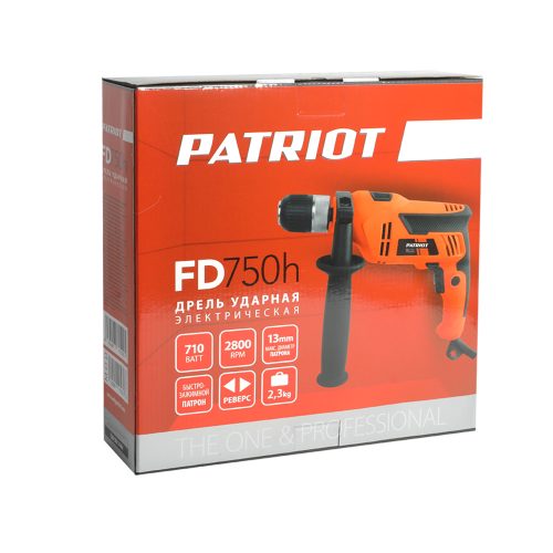 Фото Дрель электрическая ударная Patriot FD 750h Дрель электрическая ударная Patriot FD 750h