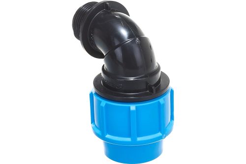 Фото Переход на наружную резьбу угловой ДЖИЛЕКС - 32 x 1" (винтовой, для труб ПНД) Переход на наружную резьбу угловой ДЖИЛЕКС - 32 x 1" (винтовой, для труб ПНД)