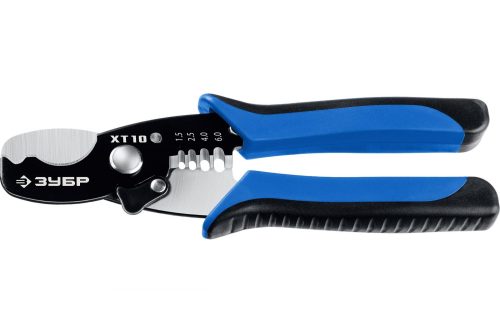ЗУБР 168 мм, до 10 мм, кабелерез со съемником изоляции ХT-10 22640 Профессионал