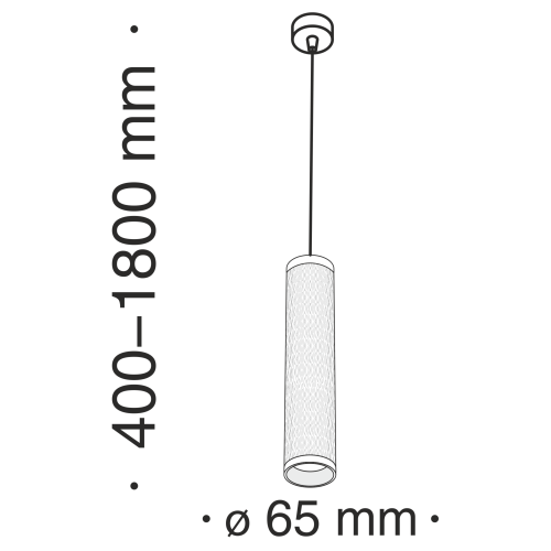 Подвесной светильник Technical P038PL-01B