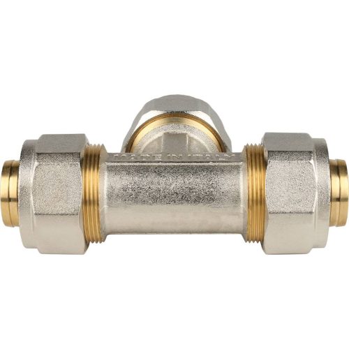 SFS-0009-000032 STOUT Тройник равнопроходный 32x32x32 для металлопластиковых труб винтовой