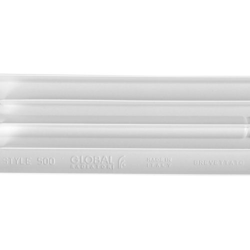 SRB-0110-050004 STOUT STYLE 500 4 секции радиатор биметаллический боковое подключение (белый RAL 9010)