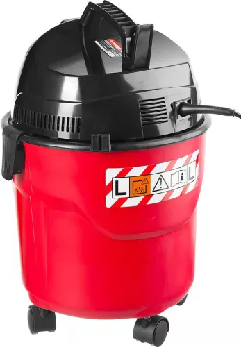 ЗУБР 1200 Вт, пылесос хозяйственный для сухой и влажной уборки ПУ-15-1200 М1