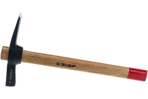 ЗУБР 600 г, с деревянной рукояткой, молоток-кирочка каменщика 2015-06_z01