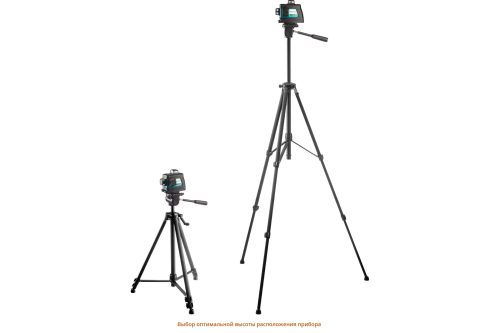 KRAFTOOL 20-70 м, 360 градусов , (детектор), сверхъяркий, IP54, точн. 0,2 мм/м, штатив, нивелир лазерный LL-3D-3 34640-3