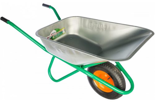 Фото Тачка садово-строительная, усиленная, грузоподъемность 200 кг, объем 90 л Palisad Тачка садово-строительная, усиленная, грузоподъемность 200 кг, объем 90 л Palisad