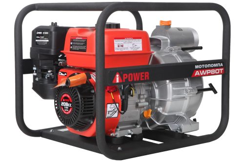 Бензиновая мотопомпа для грязной воды A-iPower AWP80Т